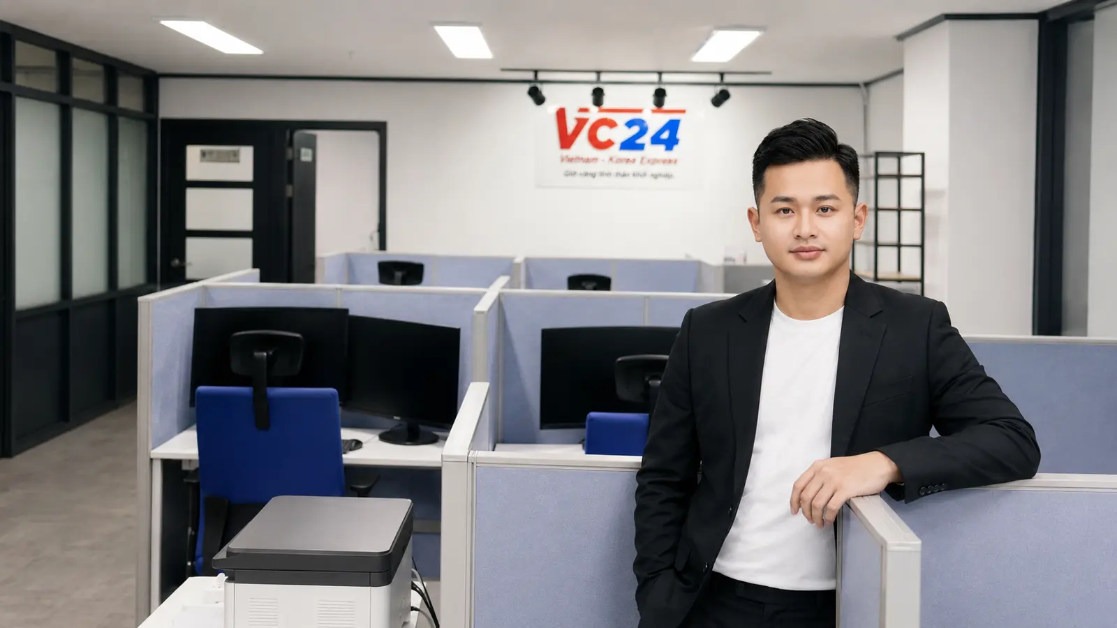 Trụ sở VC24 GLOBAL tại Incheon và chân dung Chủ tịch Nguyễn Văn Hùng