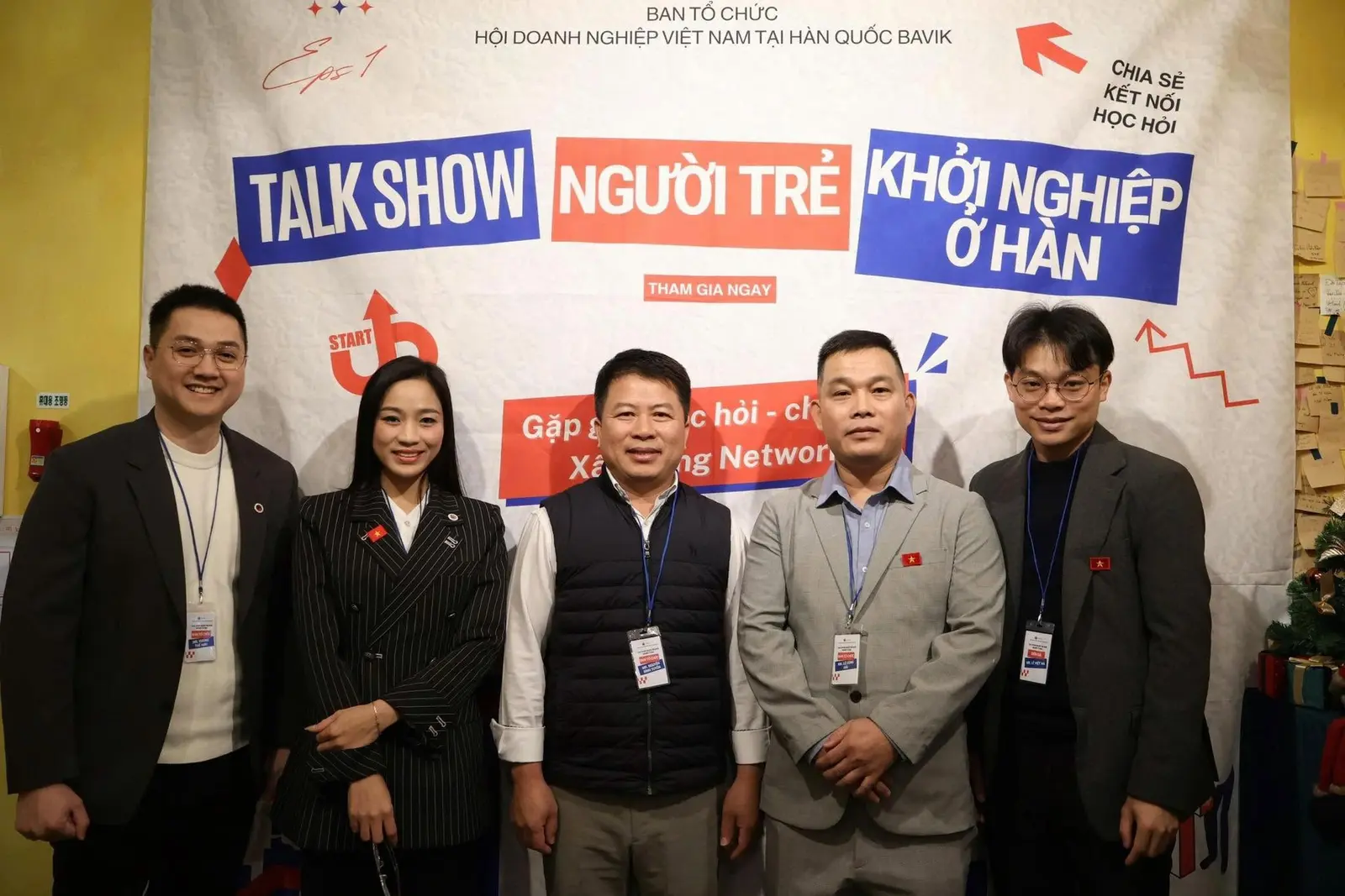 Khách mời chương trình kết nối người trẻ khởi nghiệp tại Hàn Quốc