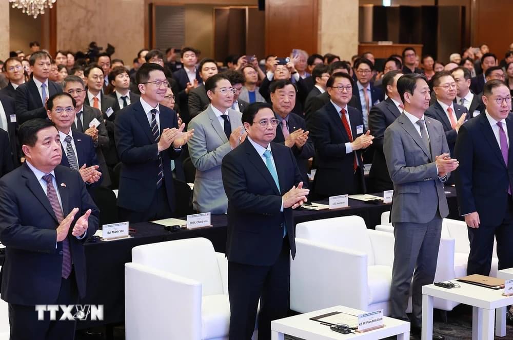 Ảnh minh họa: Chuyến thăm Hàn Quốc của Thủ Tướng Phạm Minh Chính và Phu nhân