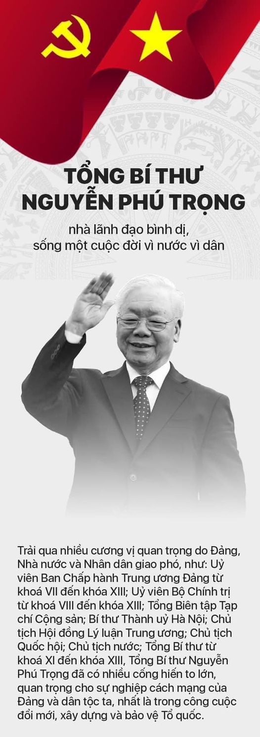 Ảnh minh họa: TIN BUỒN: TỔNG BÍ THƯ NGUYỄN PHÚ TRỌNG TỪ TRẦN