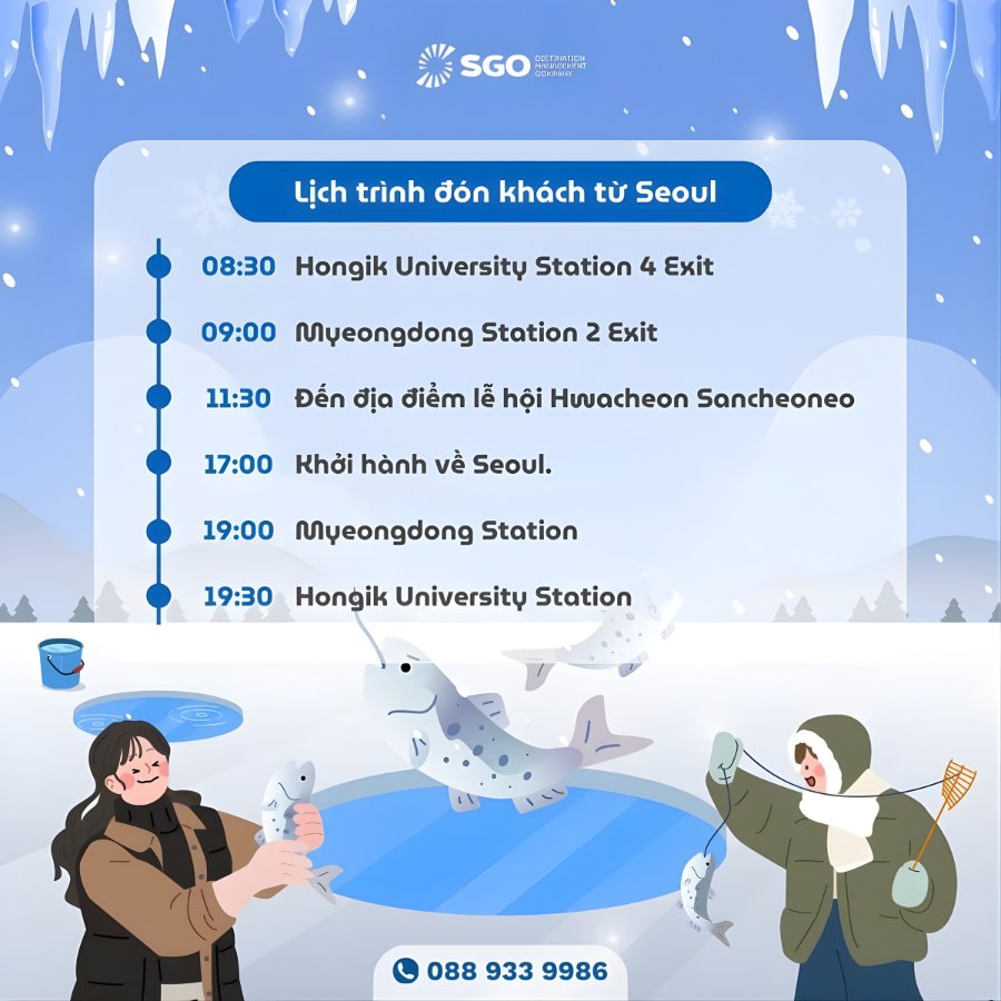 Ảnh minh họa: Lễ hội câu cá trên băng Hwacheon Sancheoneo 2026 – Lễ hội mùa đông lớn nhất Hàn Quốc